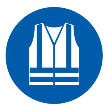 Panneau port du gilet obligatoire 300mm