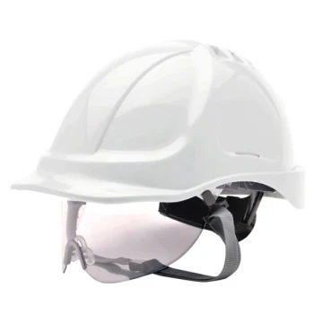 Casque de chantier ENDURANCE VISION rouge