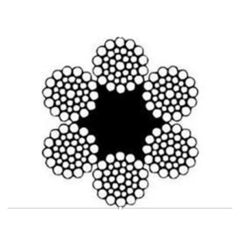 Câble galva 6X19 D8